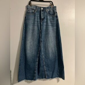 Lucky Brand Blue Denim Skirt